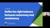 How Product Operations can find the right balance between autonomy and consi