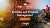 Rego Refresher Series 1, Session 3: Portfolio and Program Management