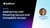 SailPoint for SAP: Powering Secure and Compliant Access
