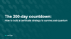 The 200-day countdown: How to build a certificate strategy to survive post-quantum 
