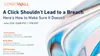 A Click Shouldn't Lead to a Breach - Here's How to Make Sure It Doesn't
