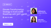 Elevate Transformation Strategy to Executable Roadmap with SAP LeanIX - APAC/EMEA