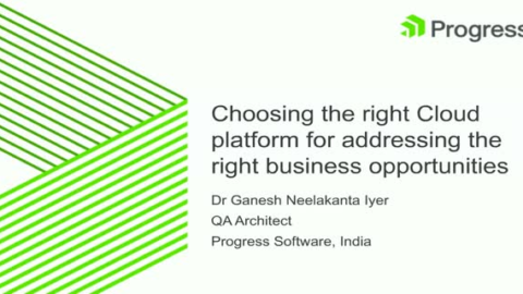 Choosing the right Cloud platform for addressing the right business opportunity
