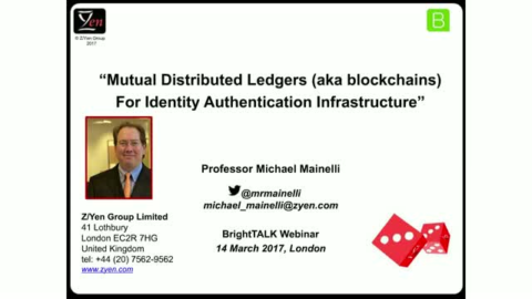 Blockchain For Identity Authentication Infrastructure