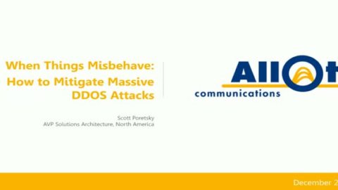 When Things Misbehave: How to Mitigate Massive DDOS Attacks