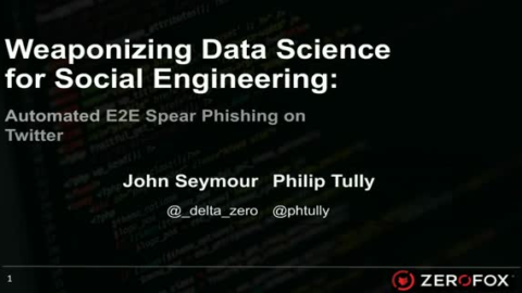Weaponizing Data Science for Social Engineering: Automated E2E Spear Phishing