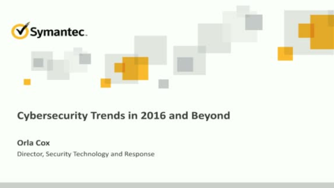 The Threat Landscape &ndash; Cybersecurity Trends in 2016 and Beyond