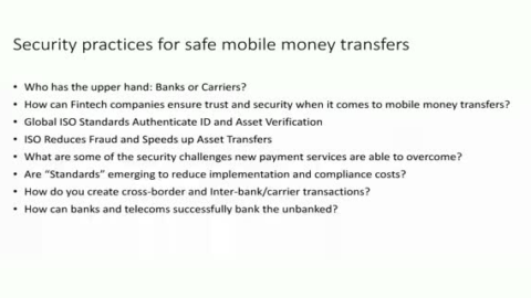 Security practices for safe mobile money transfers