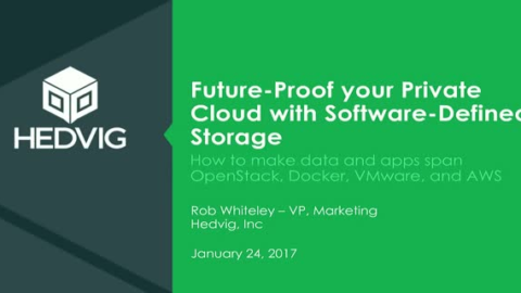 Future-Proof Your Private Cloud with Software-Defined Storage