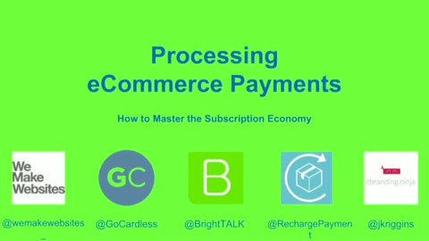 Processing e-commerce payments: Mastering the subscription economy