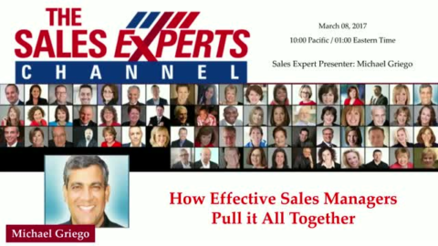 How Effective Sales Managers Pull it All Together