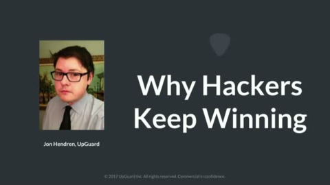 Why Hackers Keep Winning