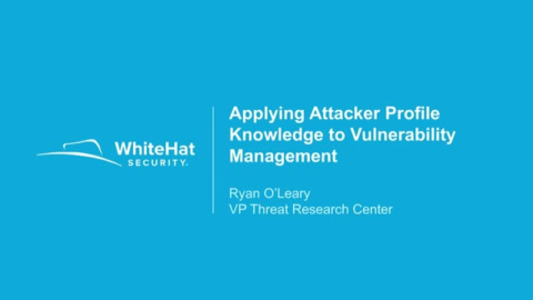 Applying Attacker Profile Knowledge to Vulnerability Management