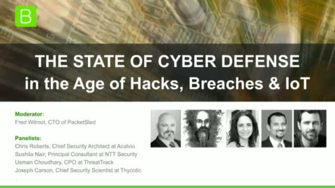 The State of Cyber Defense in the Age of Hacks, Breaches and IoT