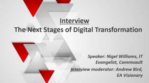 Video interview: The next stages of digital transformation