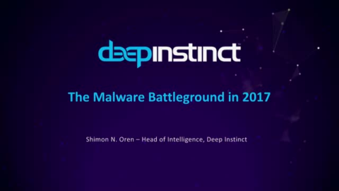 The Malware Battleground in 2017