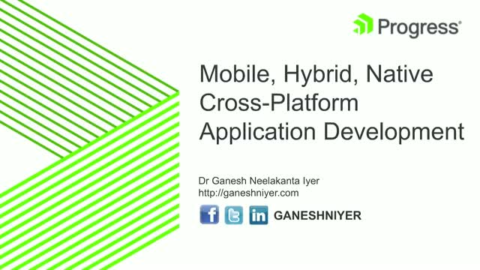 Mobile, Hybrid, Native Cross-Platform Application Development