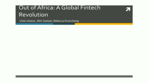 Out of Africa: A Global Fintech Revolution