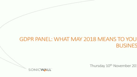 GDPR Panel: What May 2018 Means to Your Business