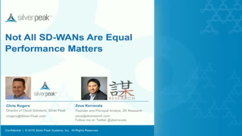Not All SD-WANs Are Equal. Performance Matters!