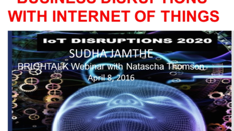 Business Disruptions with Internet of Things