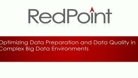 Optimizing Data Preparation and Data Quality in Complex Big Data Environments