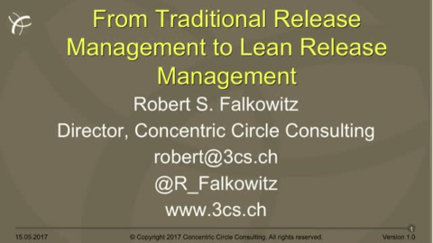 From traditional to lean release management