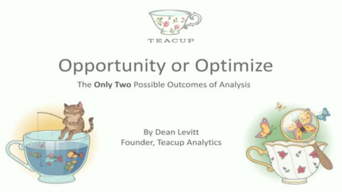 Opportunity or Optimize: The Only Two Possible Outcomes of Analysis