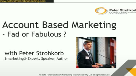 Account-Based Marketing: Fad or Fabulous ?