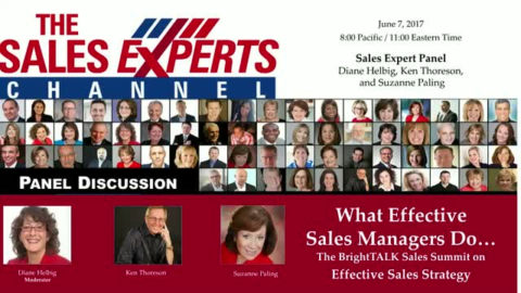 What Effective Sales Managers Do . . .