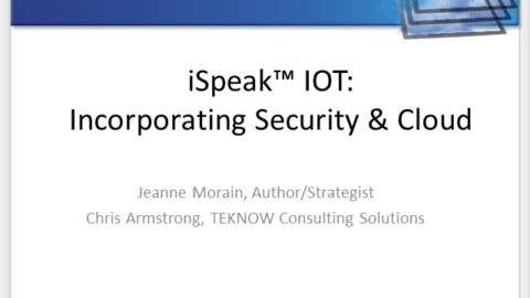 iSpeak IOT: Security &amp; Cloud