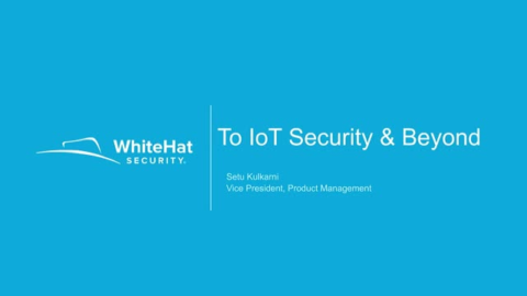 To IoT Security and Beyond!