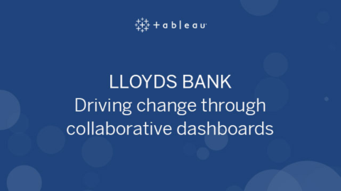 Driving change across Lloyds Bank through collaborative dashboards