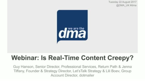 Is Real-Time Content Creepy?