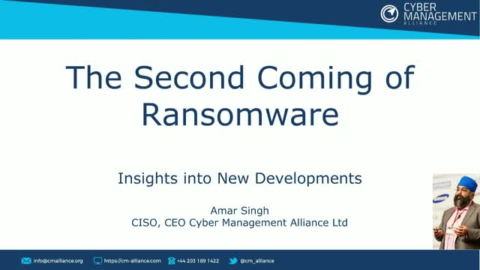 The Second Coming of Ransomware &#8211; Insights into New Developments