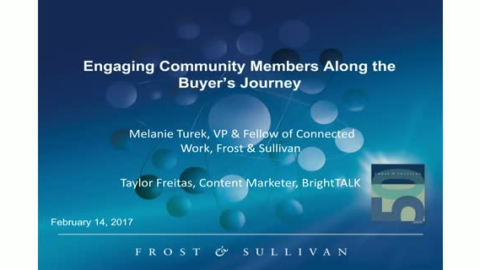 Engaging Community Members Along the Buyer&rsquo;s Journey