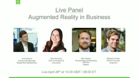 [Live Panel] Augmented Reality in Business: Potential and Challenges