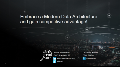 Embrace a Modern Data Architecture and gain competitive advantage!