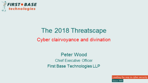 The 2018 Threatscape: Cyber clairvoyance and divination