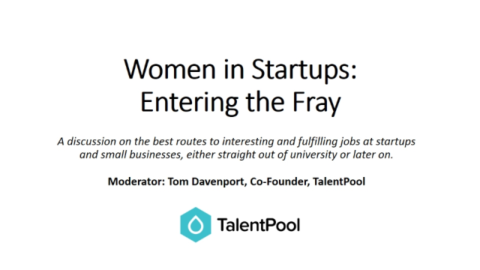 Women in Startups: Entering the Fray
