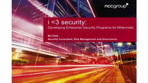 I Heart Security: Developing Enterprise Security Programs for Millennials