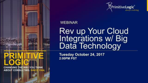 Rev Up Your Cloud Integrations with Big Data Technology