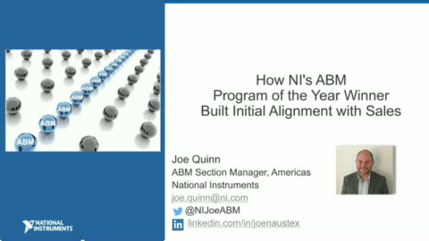 How NI&#8217;s ABM Program of the Year Winner Built Initial Alignment with Sales