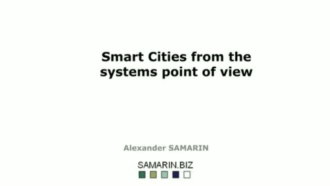 Smart Cities from the systems point of view