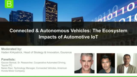 Connected &amp; Autonomous Vehicles: The Ecosystem Impacts of Automotive IoT