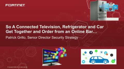 A Connected TV, Fridge and Car Get Together and Order from an Online Bar&#8230;