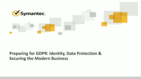 Preparing for GDPR: Are identity management and authentication core to GDPR?