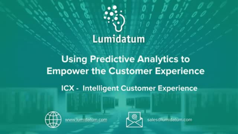 Using Predictive Analytics to Empower Customer Experience