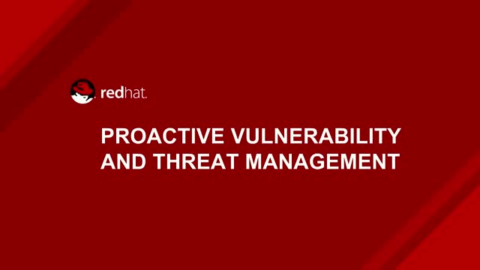 Proactive vulnerability and threat management