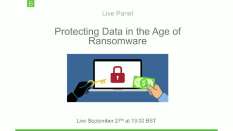 [Panel] Protecting Data in the Age of Ransomware